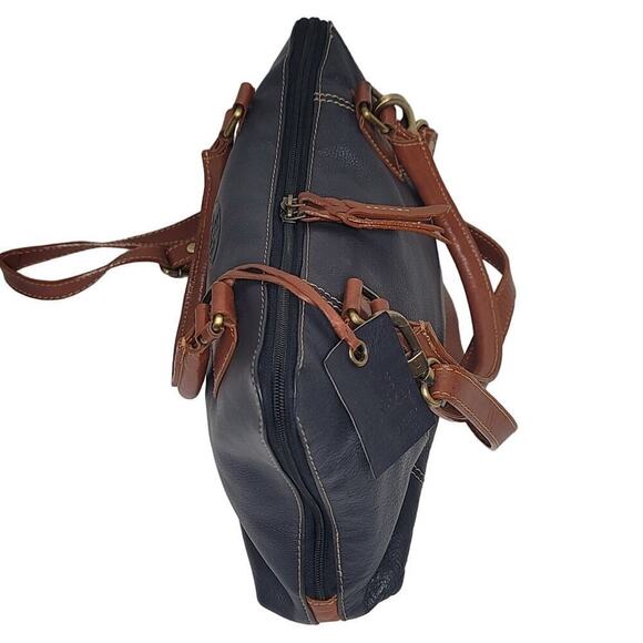 Rowallan Navy blue handbag with a removable strap. - Picture 6 of 7